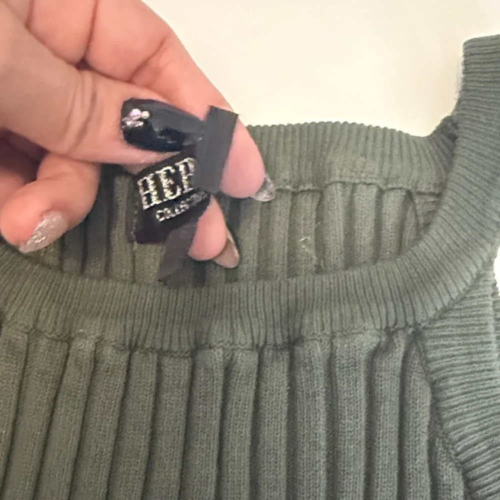 Hera Collection Asymmetrical Olive Dress
